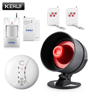 KERUI Cheap Wireless Burglar Alarm System Local Siren Speaker Security Home Alarm Motion Detector Window Door Sensor DIY Kit