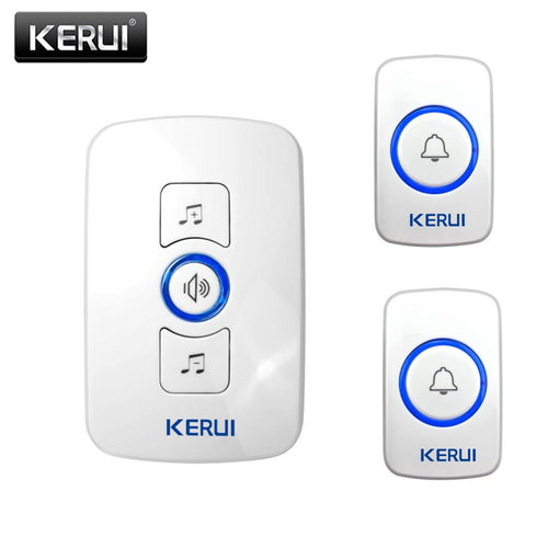 150M Wireless Chime Door Bell Doorbell & Wireles Remote control 32 Tune Songs 433MHz UK AS EU Home Security Use Smart Door Bell