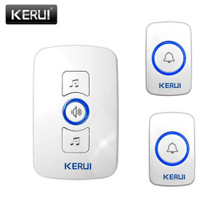 150M Wireless Chime Door Bell Doorbell & Wireles Remote control 32 Tune Songs 433MHz UK AS EU Home Security Use Smart Door Bell
