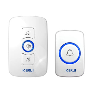 150M Wireless Chime Door Bell Doorbell & Wireles Remote control 32 Tune Songs 433MHz UK AS EU Home Security Use Smart Door Bell
