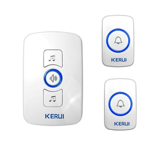 150M Wireless Chime Door Bell Doorbell & Wireles Remote control 32 Tune Songs 433MHz UK AS EU Home Security Use Smart Door Bell