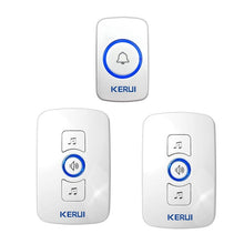 Load image into Gallery viewer, 150M Wireless Chime Door Bell Doorbell &amp; Wireles Remote control 32 Tune Songs 433MHz UK AS EU Home Security Use Smart Door Bell