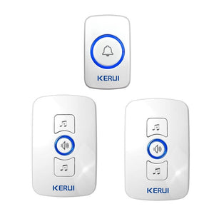150M Wireless Chime Door Bell Doorbell & Wireles Remote control 32 Tune Songs 433MHz UK AS EU Home Security Use Smart Door Bell
