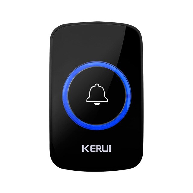 KERUI Wireless Home Doorbell Waterproof Button Mechanical Button Long Distance Link Selectable Ringtone Easy To Install
