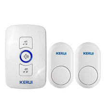 Load image into Gallery viewer, KERUI Wireless Home Doorbell Waterproof Button Mechanical Button Long Distance Link Selectable Ringtone Easy To Install