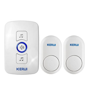 KERUI Wireless Home Doorbell Waterproof Button Mechanical Button Long Distance Link Selectable Ringtone Easy To Install